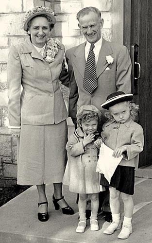 Louise And Louis With Betty And Laura