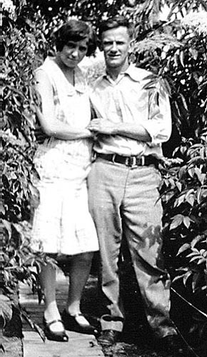 Louise And Louie In A Garden Bower