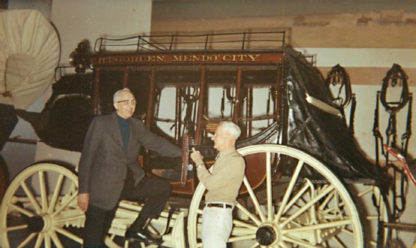 Louie Shows A Stagecoach