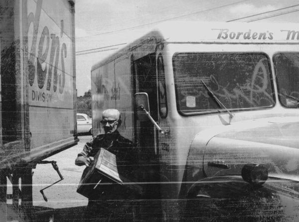 Louie Loading His Milk Truck