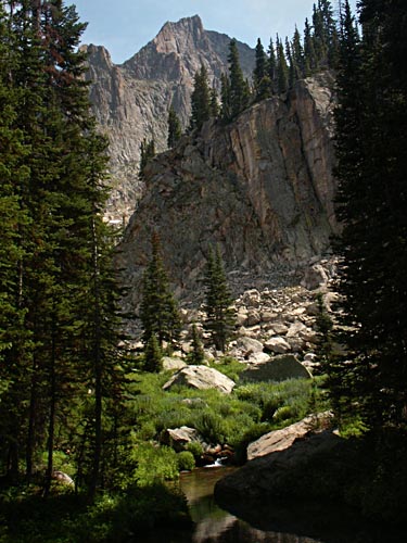 Andrews Peak, Stream
