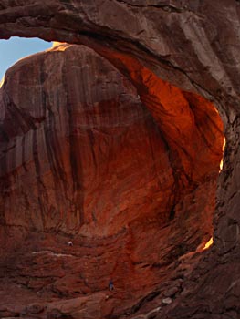 Double Arch, Evening