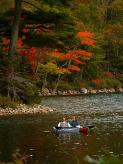 Canoers - Jordan Pond