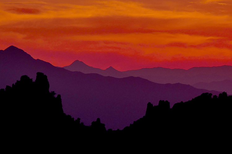Orange And Purple Sunset