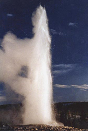 Old Faithful, Sunset