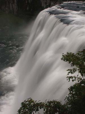 Upper Mesa Falls, Evening